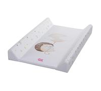 OKBABY Fluffy - Soft and Safe Changing Mat with Sides, Easy to Clean, Compatible with Woody Changing Table - 80x50 cm - White