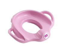 OKBABY Sofa - Toilet Seat Reducer with Non-Slip Edge, Anatomical Seat, Raised Backrest and Wide Stability Handles - Pink