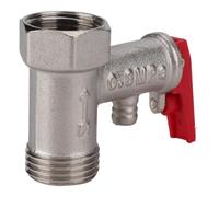 OKBY Electric Water Heater Valves, Brass Pressure Relief Valve 1/2" 0.8mpa Male x Female Thread BSP Safety Valve for Bathroom Toilet and Kitchen