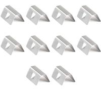 OKBY Wind Deflector Clips, 12Pcs Universal Stainless Steel Car Windscreen Deflector Clips,Car Wind Rain Deflector Fitting Clips Universal Replacements