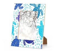 OKCELL Cartoon Textured Sea Turtle Picture Frames Can Display 4X6Inch/10x15cm Photos.This Frames Can be Displayed Vertically or Horizontally on a Table or Wall