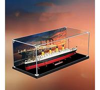 OKCELL Lego 10294 Titanic Display Case with Painted Background, 3 mm Acrylic, Dustproof
