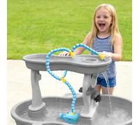 okcool Rechargeable Water Table Pump(Huge Water Output,Long Battery Life),Kids Sand Water Play Pump,Whale-Shaped Design, 3 Spray Modes, IPX7 Waterproof,Outdoor Toddler Activity Table Accessory