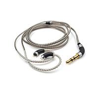okcsc 0.75/0.78MM 2Pin Earphone Cable Silver Plated 6N OCC High Purity Beryllium Copper for Final Audio FIIO FH1s JH3 KZ EDX ZST ES4 ED12 ZSR AS10 CCA C10 A3000 MAKE4 IEM Cable with 2.5MM Plug（4FT）