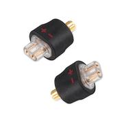 okcsc 0.78/0.75 Dual Pin Cable to MMCX Male Adaptor Work for 0.78/0.75 2 Pin Cable Connected with Shure MAGAOSI K5 LZA4 A5 se215 se315 SE535 846 425 Black