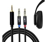 OKCSC 2.5mm Upgrade Replacement Cable for Hifiman Sundara/ANANDA-BTHE4XX/HE-400i Headphone Gold-Plated Dual 3.5MM Jack Male Cable for AK70 MKII/iBasso Audio DX120/150/FiiO BTR5-2021/New K3 4.3ft
