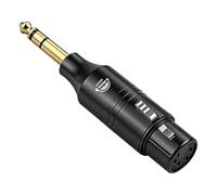 okcsc 6MXLR 6.35MM to 4 Pin XLR Female Balanced Audio Adapter, Gold-Plated HiFi Connector for Headphone Amps & DACs, Lossless Sound Quality, Low Distortion & High Fidelity Audio Converter