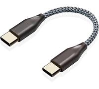 okcsc DAC/OTG Short Adapter Cable, DAC/Amplifier Adapter for Type C Headphones, Compatible with FiiO K3, Khadas Tone 2 Pro to USB C Mobile Devices - 0.39FT
