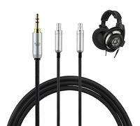 okcsc HD800 3.5MM Balanced Female Headphone Audio Adapter Cable Plated Wire Walnut Wood Shell 4.9ft