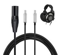 okcsc HD800 4Pin Balanced Female Headphone Audio Adapter Cable Plated Wire Walnut Wood Shell 4.9ft