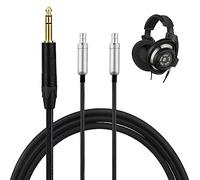 okcsc HD800 6.35MM Headphone Extension Cords MMCX Detachable Earphone Cable Replacement Earphone Wire for Shure
