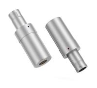 okcsc HD800 Male to 2 Pin Headphone Adapter for SENNHEISER HD800 HD800S HD820 Dharma D1000 HD600 HD650 HD660S Durable High Purity Exquisite Craft High End Audio Conversion 2 Pin Female 1 Pair Silver