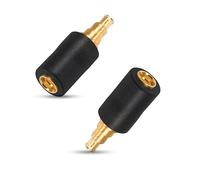 okcsc IE40 to MMCX Female Adapter Work for MMCX Cable Connected to SENNHEISER IE40 IE40PRO Earbuds Adapter (1 Pair Black)