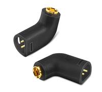 okcsc IE80 Male to MMCX Female MMCX Cable Adapter MMCX Female for SENNHEISER IE80i IE8i IE80 IE8 IE80S Earphone 2 Pin Male Side Work for MMCX Cable to Connected with SENNHEISER Earphone Adapter Black
