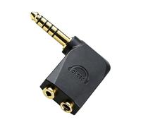 okcsc L-Shaped 4.4mm Male to 2.5mm Balanced & 3.5mm Stereo Audio Adapter | 24K Gold Plated Lossless HiFi Headphone Jack Converter for DAP Music Player Portable Amplifier