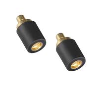 okcsc MMCX Cable Female(Cable Side) Connector Work for MMCX Connected for Sennheiser IE300 IE900 IE600(Headphone Side) Adapter Black