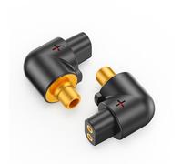 okcsc QDC to ER4SR Male Adaptor Work for 0.78/0.75 2 Pin Cable Connected with EtymotiC ER4SR ER4XR ER3XR ER3SEER2XR ER2SE LN008099 Black