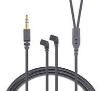 okcsc Replacement Earphone Cable, QDC 2-Pin Earphone Cable, 4 Cores High Purity OFC Silver Plating, For KZ, TRN, CCA, Zax, AS16, ZS10pro, ZSN, ZEX Etc QDC Plug Series, 3.5mm Straight 4FT
