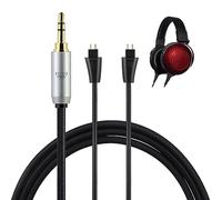 okcsc Replacement Upgrade Headphone Cable with FOSTEX Balanced Headphones Audio Cable, IEM HiFi 3.5mm Male to Dual FOSTEX Male, Compatible with Fostex TH-900 MKII, TH610, TH900 MK2