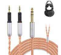 okcsc ZT16 R70X R70XA Upgraded Replacement Cable，Dual R70X to 6.35MM Headphone Cable,16 Core OFC High Purity Oxygen Free Copper Cable, Work for R70X R70XA Headphone 4.92FT