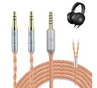 okcsc ZT16 Upgrade Headphone Replacement Cable With Dual 3.5mm to 2.5mm Balanced plug,16 Core Copper Plated IEM Professional Audiophile Cable for Hifiman Sundara, Ananda,Arya, HE4XX,HE-400i 1.2m/3.9ft