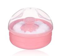 OKDEALS Cosmetic Tool Baby Soft Face Body Powder Puff Sponge Box Container Case (Pink)
