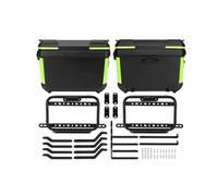 OKDJX Luggage Box Motorcycle Side Luggage Storage Rear Bracket Trunk Travel Case Accessories for H-onda CB500X CRF1000 CRF1100L for Kawasaki for Versys X300 650 1000