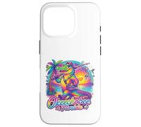 Okeechobee Florida Rainbow Alligator 80s Retro Souvenir Case for iPhone 16 Pro