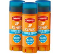 O'Keeffe's Lip Repair Balm Cooling Relief 4.2g All Day Moisture x 3 Packs