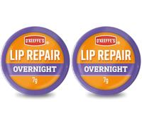 O'Keeffe's Lip Repair Overnight 7g - Intensive Overnight Treatment for Dry, Cracked Lips, Long-Lasting Moisture & Repair (Pack of 2)