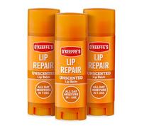 O'Keeffe's Lip Repair Unscented Lip Balm 4.2g (Pack of 3) White