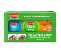 OKeeffes Skincare Gift Pack, Working Hands 96g, Healthy Feet 91g and Lip Repair 4.2g