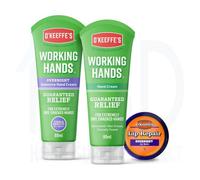 O'keeffe's Skincare Set - Working Hands 80Ml + Working Hands Overnight 80Ml + Lip Repair Overnight 7G