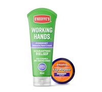 O'Keeffe's Working Hands Overnight 80ml & Lip Repair Overnight 7g (Twin Pack - Lip)