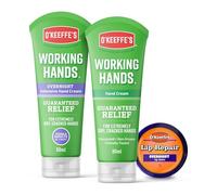 O'Keeffe's Working Hands Overnight 80ml, Working Hands 80ml & Lip Repair Overnight 7g (Triple Pack)
