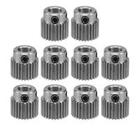 Okeeyseda 10Pcs Extruder Wheel Gear 3D Printer Parts 36 Teeth Gear Stainless Steel Extruder Gear for -10, 10S, S5, 3