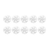 Okeeyseda 10Pcs Mini Plastic Fan Blade Small Power Hair Dryer Fan Motor Accessories Household Fan Accessories