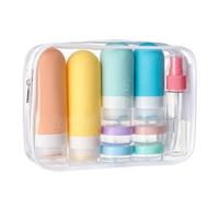 Okeeyseda 16 Pack Portable Silicone Travel Bottles Set - Squeezable, Leak Proof, Approved for Toiletries