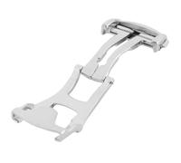 Okeeyseda 18mm Stainless Steel Deployant Watch Strap Folding Buckle Clasp for, Smooth #18Mm