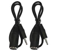 Okeeyseda 2 Pack of Type-A MIDI to 3.5mm Adapter 20 Inch Cable,Audio Line Easy Install Easy to Use