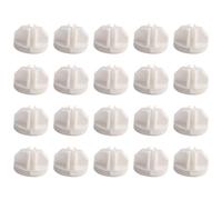 Okeeyseda 20 Pcs Grid Cube Connector Abs Connectors for Wire Cube Storage Shelving (White)
