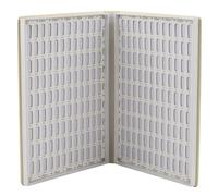 Okeeyseda 216 Colors Nail Tips Display Book DIY Nail Art Showing Shelf Gel Color Card Chart Painting Display Board White