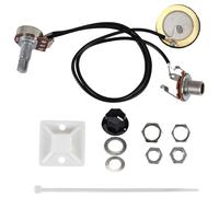 Okeeyseda 27MM Guitar Pickup Piezo Transducer Prewired Amplifier With 6.35MM Output Jack for Acoustic Guitar Ukulele Guitar