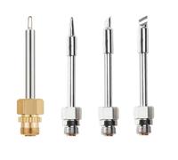 Okeeyseda 4pcs 510 Interface Soldering Tips and Burnt Threads for USB Rechargeable Temperature Adjustment Soldering Pen