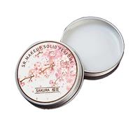 Okeeyseda 5 Pcs Women Solid Perfume Portable Solid Balm Long-Lasting Fragrances Elegant Female Solid Perfumes(Cherry Blossoms)