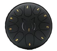 Okeeyseda 6-Inch 11-Tone Rain Drum Outdoor Garden Rain Drum Waterproof Music Rain Drum Forget Friends Drum Adult Handheld Drum,E