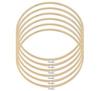 Okeeyseda 6 Pcs 16 Inch Embroidery Hoops Hoop Ring for Art Craft Handy Sewing, Wedding Wreath Decor and Dream Catch