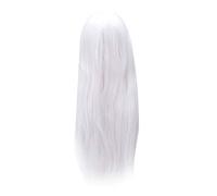 Okeeyseda Anime Long Straight Hair Wig Cosplay Long Straight Costume, White