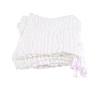 Okeeyseda Baby Muslin Bath Towels, 10 Pack of Reusable Soft Absorbent Cotton Baby Face Towel, for Baby's Delicate Skin White