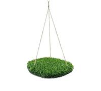 Okeeyseda Bird Swing Mat Large Bird Foraging Mat Toys Natural Climbing Perch Bird Toy with Hooks for Cockatoo Parakeets Lovebird